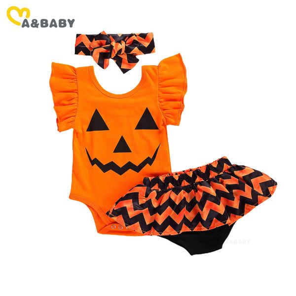 0-24m halloween born infant baby girls clothes set cartoon pumpkin outfits ruffles romper shorts party costumes 210515, White
0-24m halloween born infant baby girls clothes set cartoon pumpkin outfits ruffles romper shorts party costumes 210515, White