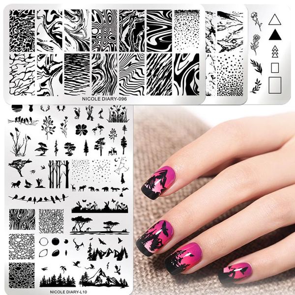 nail art templates nicole diary marble coconut stamping plates summer flower geometric stamp printing stencils tools, White
nail art templates nicole diary marble coconut stamping plates summer flower geometric stamp printing stencils tools, White