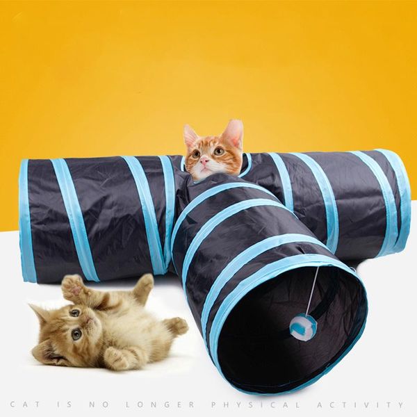 cat toys funny t-shape cats tunnel three way foldable home folding training pet products accessories
cat toys funny t-shape cats tunnel three way foldable home folding training pet products accessories