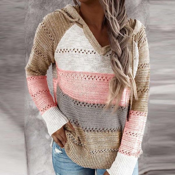 elegant long sleeve autumn sweater women hollow out v neck knitted pullover summer striped patchwork soft sweater, White;black
elegant long sleeve autumn sweater women hollow out v neck knitted pullover summer striped patchwork soft sweater, White;black
