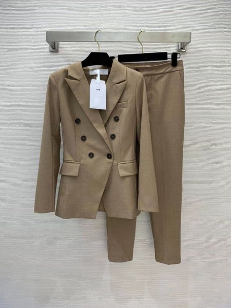 2022 spring lapel neck long sleeve coat and long pants brand same style 2 pieces sets women 1202-1, White
2022 spring lapel neck long sleeve coat and long pants brand same style 2 pieces sets women 1202-1, White