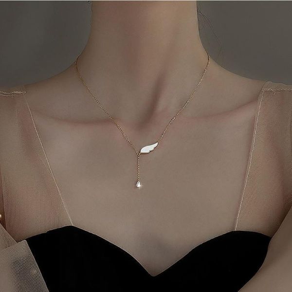 pendant necklaces 2021 fashion 925 silver shell wing necklace for women crystal tassel clavicle chain prom couples jewelry gift
pendant necklaces 2021 fashion 925 silver shell wing necklace for women crystal tassel clavicle chain prom couples jewelry gift