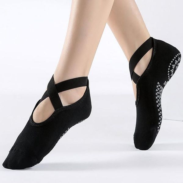 sports socks 1 pair bandage yoga women pilates ballet anti-slip quick-dry damping good grip for cotton, Black
sports socks 1 pair bandage yoga women pilates ballet anti-slip quick-dry damping good grip for cotton, Black