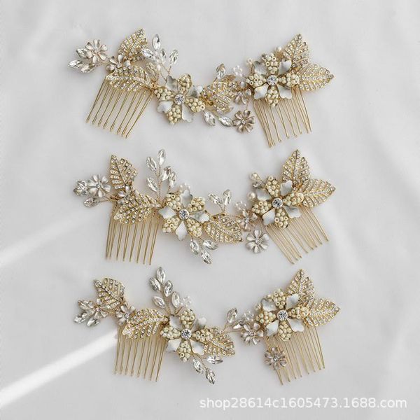 hair clips & barrettes luxury pearl crystal wedding combs accessories for bridal women flower headpiece bride ornaments jewelry, Golden;silver
hair clips & barrettes luxury pearl crystal wedding combs accessories for bridal women flower headpiece bride ornaments jewelry, Golden;silver