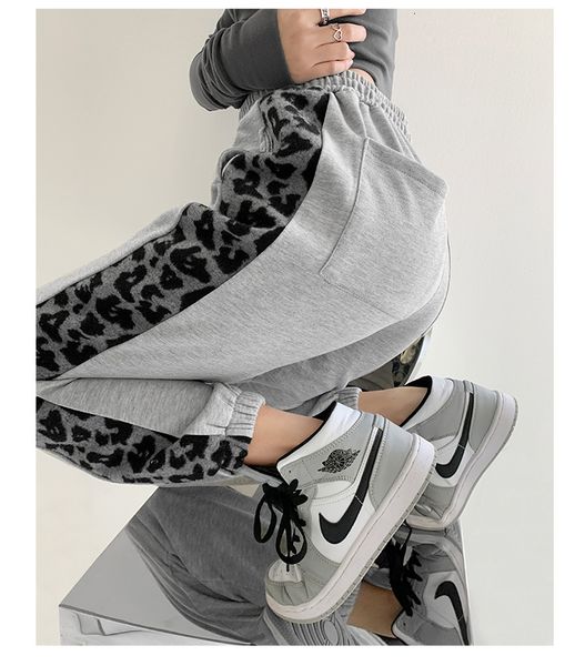 women's pants & capris street shooting american style ins wind leopard print beam feet loose stitching color straight sports all, Black;white
women's pants & capris street shooting american style ins wind leopard print beam feet loose stitching color straight sports all, Black;white