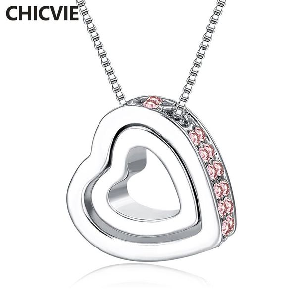 double heart crystal chain necklace&pendants for women wedding jewelry silver necklace statement long sne190074 chains
double heart crystal chain necklace&pendants for women wedding jewelry silver necklace statement long sne190074 chains