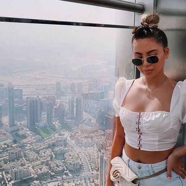 square neck crop womens camis summer casual short clothes ladies sleeve vest, White
square neck crop womens camis summer casual short clothes ladies sleeve vest, White