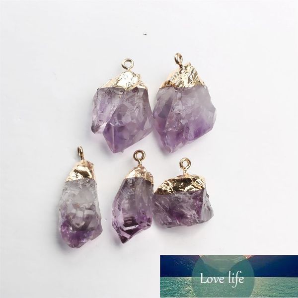 1pc natural purple crystal stone pendant quartz crystal point healing stone long chain necklace pendant fashion decoration factory price exp, Silver
1pc natural purple crystal stone pendant quartz crystal point healing stone long chain necklace pendant fashion decoration factory price exp, Silver