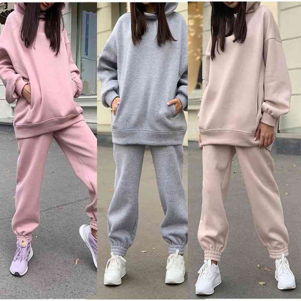 autumn and winter 2021 new hooded loose sportswear women's plush sweater, White;black
autumn and winter 2021 new hooded loose sportswear women's plush sweater, White;black