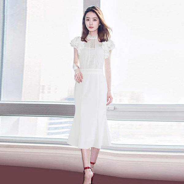 summer designer female vintage party elegant office rentals fitted dress, Black;gray
summer designer female vintage party elegant office rentals fitted dress, Black;gray