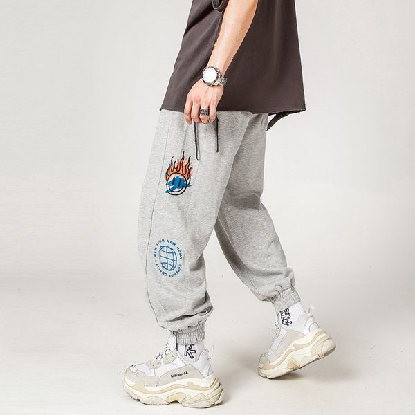 pants fashionable the basketball leisure sports printed men's brand loose street leggings elastic waist drawstring, Black
pants fashionable the basketball leisure sports printed men's brand loose street leggings elastic waist drawstring, Black