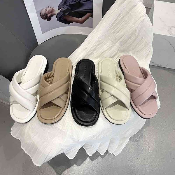 2021 new thick-soled outdoor open-toed elegant slippers soft-soled summer beach shoes ladies sandals, Black
2021 new thick-soled outdoor open-toed elegant slippers soft-soled summer beach shoes ladies sandals, Black