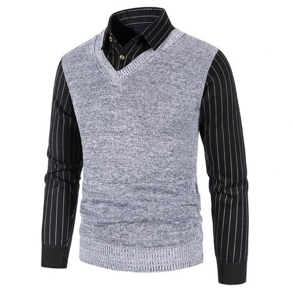 men's hoodies & sweatshirts men sweater striped sleeve keep warmth soft texture long patchwork shirt for autunm, Black
men's hoodies & sweatshirts men sweater striped sleeve keep warmth soft texture long patchwork shirt for autunm, Black