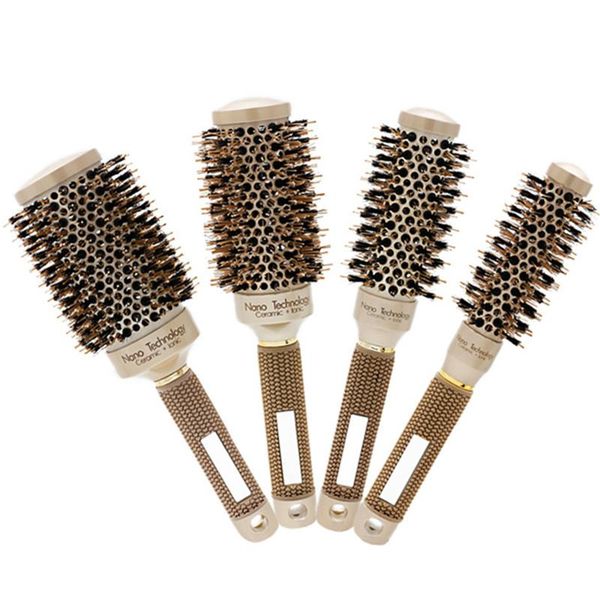 sizes professional salon styling tools round hair brush comb hairdressing curling brushes ceramic iron barrel, Silver
sizes professional salon styling tools round hair brush comb hairdressing curling brushes ceramic iron barrel, Silver