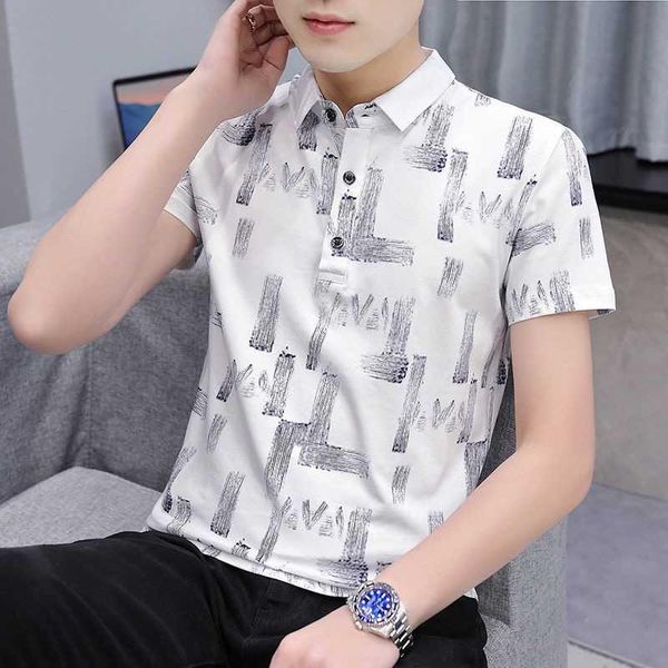 men's polos summer men short sleeve t-shirt lapel shirt 2021 youth casual shirts mens, White;black
men's polos summer men short sleeve t-shirt lapel shirt 2021 youth casual shirts mens, White;black