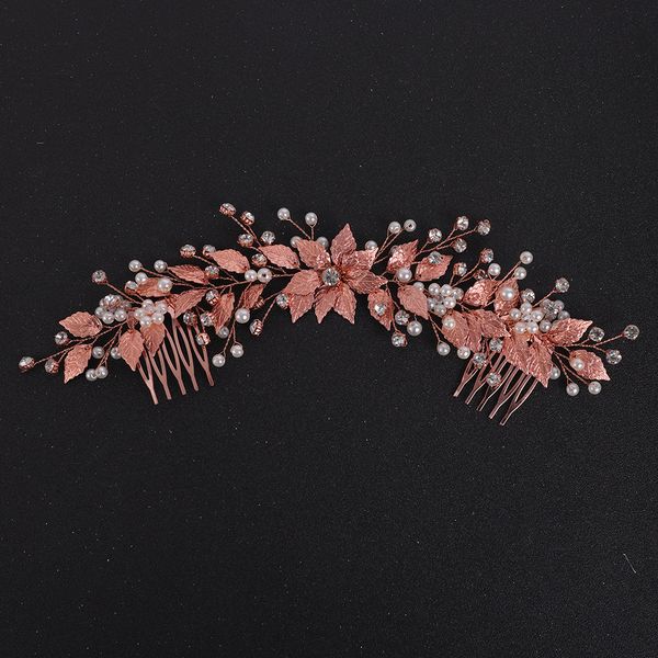 rose gold leaves wedding headband rhinestone pearl women accessories hair comb for bride flowers hair jewelry decoration, Silver
rose gold leaves wedding headband rhinestone pearl women accessories hair comb for bride flowers hair jewelry decoration, Silver