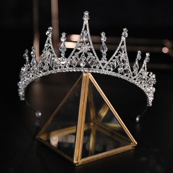 headpieces baroque luxury sparkling crystal bridal tiaras cz crown noble rhinestone pageant diadem bride headbands wedding hair accessories, Silver
headpieces baroque luxury sparkling crystal bridal tiaras cz crown noble rhinestone pageant diadem bride headbands wedding hair accessories, Silver