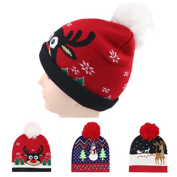 beanies fashion christmas knitted hats with pompom santa claus snowman elastic year xmas party supplies
beanies fashion christmas knitted hats with pompom santa claus snowman elastic year xmas party supplies