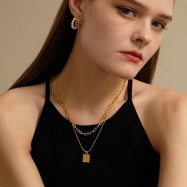 chokers timeless wonder brass layered geo chains choker necklace women jewelry kpop designer party gothic egirl boho aesthetic rare 6529, Golden;silver
chokers timeless wonder brass layered geo chains choker necklace women jewelry kpop designer party gothic egirl boho aesthetic rare 6529, Golden;silver