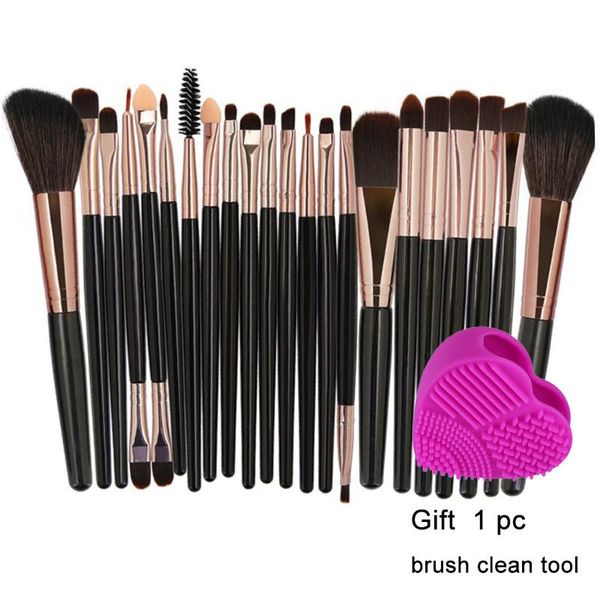 makeup brushes 15/22pcs set eye shadow foundation powder eyeliner eyelash lip make up brush kit+silicone cleanser for gift
makeup brushes 15/22pcs set eye shadow foundation powder eyeliner eyelash lip make up brush kit+silicone cleanser for gift