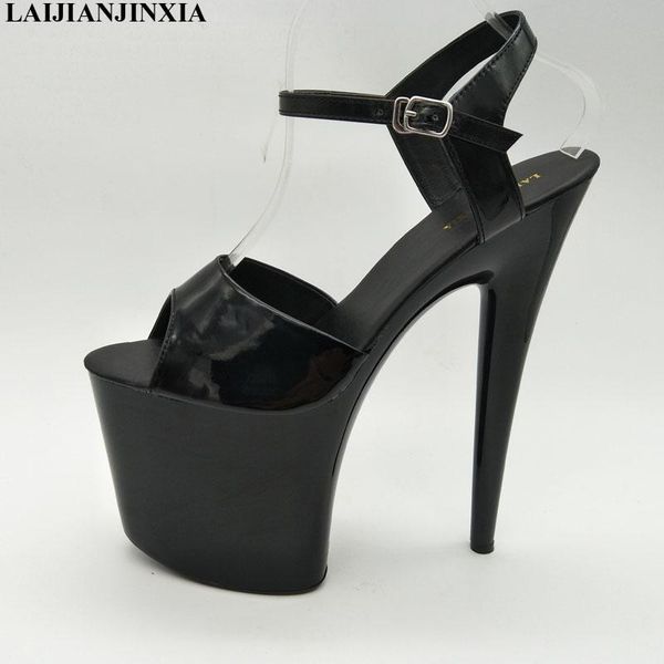 ankle strap sandals sweet party decorations women shoes 17cm high heels open toe platform ssummer, Black
ankle strap sandals sweet party decorations women shoes 17cm high heels open toe platform ssummer, Black