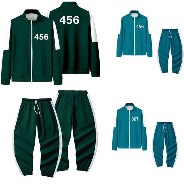 men's hoodies & sweatshirts squid game stand-up collar zipper hoodies+ jogger pants men women suits hip hop 3d print jacket+trousers, Black
men's hoodies & sweatshirts squid game stand-up collar zipper hoodies+ jogger pants men women suits hip hop 3d print jacket+trousers, Black