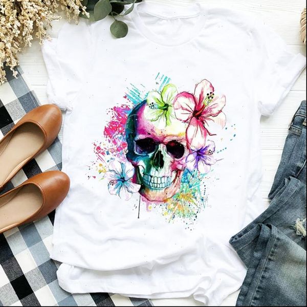 scary watercolor cute skull fall women t shirts autumn halloween print tee clothes graphic, White
scary watercolor cute skull fall women t shirts autumn halloween print tee clothes graphic, White