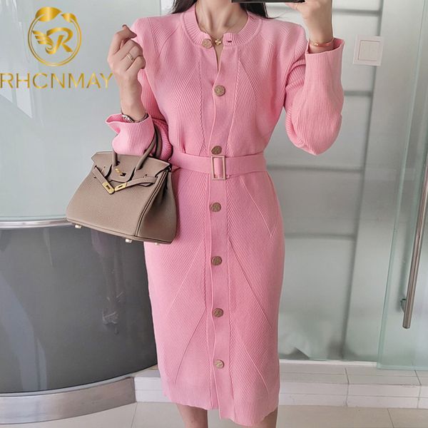 women knitted cardigan dress autumn winter fashion medium length sweater dress solid color o-neck single breasted frenulum dressswimwear bat, Black;gray
women knitted cardigan dress autumn winter fashion medium length sweater dress solid color o-neck single breasted frenulum dressswimwear bat, Black;gray