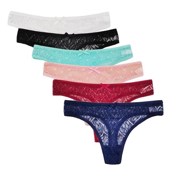 women's panties 6 pcs / lot low rise g string lace ladies thongs, Black;pink
women's panties 6 pcs / lot low rise g string lace ladies thongs, Black;pink