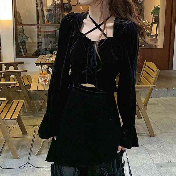 casual dresses winter velvet y2k midi women black vintage gothic long sleeve bandage elegant 2 piece set korean u0pa, Black;gray
casual dresses winter velvet y2k midi women black vintage gothic long sleeve bandage elegant 2 piece set korean u0pa, Black;gray