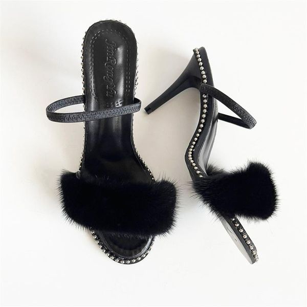 dress shoes 2021 women's sandals summer high heels fashion brand designer flip flops stiletto, Black
dress shoes 2021 women's sandals summer high heels fashion brand designer flip flops stiletto, Black