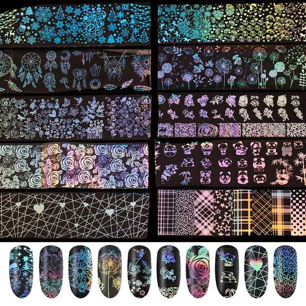 stickers & decals 1roll holographic nail sticker foil flame dandelion panda laser decoration aurora art foils decal decoratio, Black
stickers & decals 1roll holographic nail sticker foil flame dandelion panda laser decoration aurora art foils decal decoratio, Black