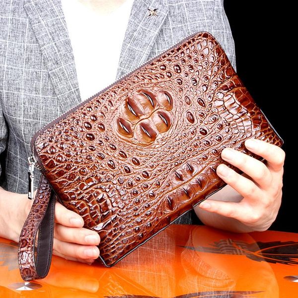 crocodile hand package capacity business affairs genuine leather fashion for women wallets long fund purse carteira feminina, Red;black
crocodile hand package capacity business affairs genuine leather fashion for women wallets long fund purse carteira feminina, Red;black