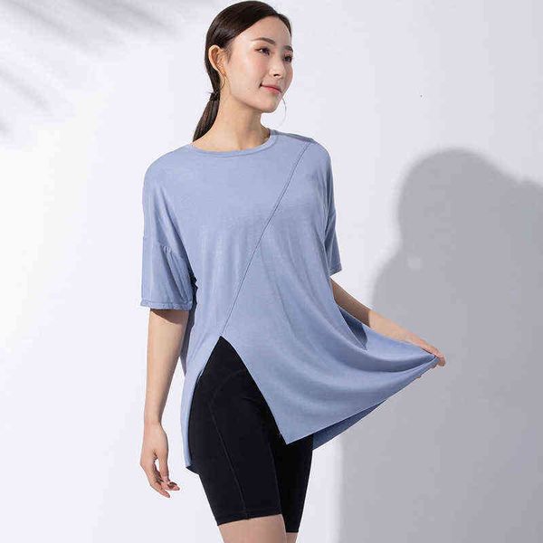 women's 2022 autumn winter sports short sleeve women's loose quick drying yoga cloth breathable t-shirt hem dign fitns top, White
women's 2022 autumn winter sports short sleeve women's loose quick drying yoga cloth breathable t-shirt hem dign fitns top, White