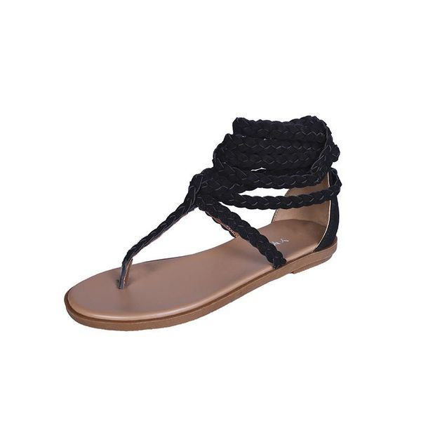 sandals summer 2021 style flip-toe flat strap bohemian beach shoes students cute girls, Black
sandals summer 2021 style flip-toe flat strap bohemian beach shoes students cute girls, Black