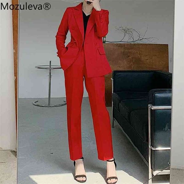 notch collar double-breasted women slim ol blazer&high waist pockets straight pants two pieces business suit 210416, White
notch collar double-breasted women slim ol blazer&high waist pockets straight pants two pieces business suit 210416, White