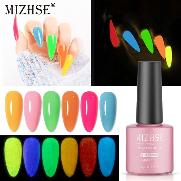 nail gel mizhse 7ml luminous polish glow in dark neon uv led semi permanent enamel soak off varnish hybrid for art, Red;pink 
nail gel mizhse 7ml luminous polish glow in dark neon uv led semi permanent enamel soak off varnish hybrid for art, Red;pink