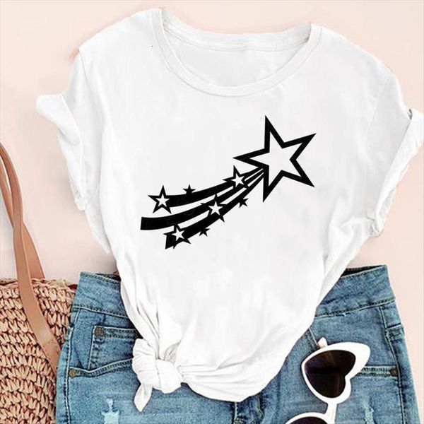 star cartoon clothing sweet fashion women t shirt print 90s graphic summer short sleeve female clothes tees, White
star cartoon clothing sweet fashion women t shirt print 90s graphic summer short sleeve female clothes tees, White