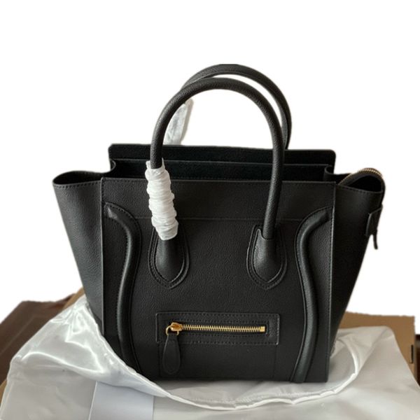 luggage micro litchi grain leather handbag genuine calfskin bag celin brand smile face lady bags luxury designer two handles tote big capaci
luggage micro litchi grain leather handbag genuine calfskin bag celin brand smile face lady bags luxury designer two handles tote big capaci