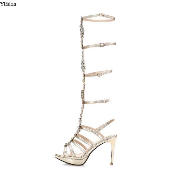 olomm women gladiator sandals rhinestone stiletto heels open toe gold black party shoes ladies plus size 3-.5
olomm women gladiator sandals rhinestone stiletto heels open toe gold black party shoes ladies plus size 3-.5