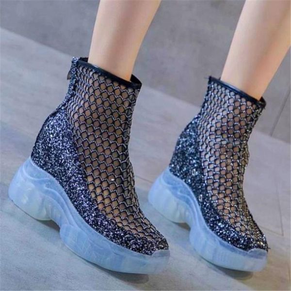 sandals women's shiny bling glitter summer ankle boots platform wedge high heel oxfords casual shoes, Black
sandals women's shiny bling glitter summer ankle boots platform wedge high heel oxfords casual shoes, Black