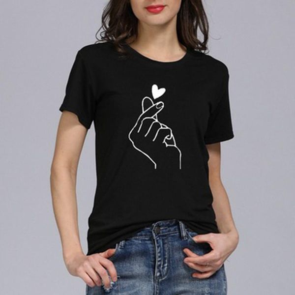 women's t-shirt women solid color short sleeves printed o-neck loose nyz shop, White
women's t-shirt women solid color short sleeves printed o-neck loose nyz shop, White