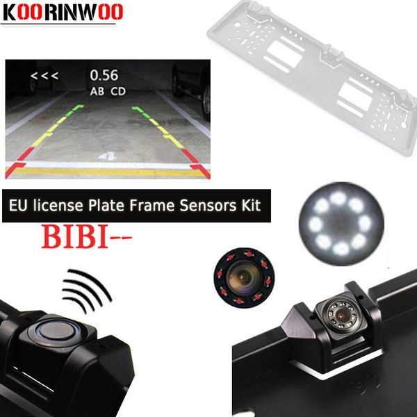 car rear view cameras& parking sensors koorinwoo parktronic eu european license plate frame camera ccd video sensor 2 probes reverse car-det
car rear view cameras& parking sensors koorinwoo parktronic eu european license plate frame camera ccd video sensor 2 probes reverse car-det