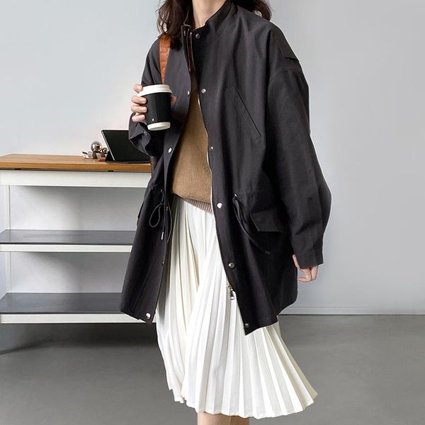women's trench coats 2021 ins fashion women autumn winter coat outwear long clothing #1997, Tan;black
women's trench coats 2021 ins fashion women autumn winter coat outwear long clothing #1997, Tan;black