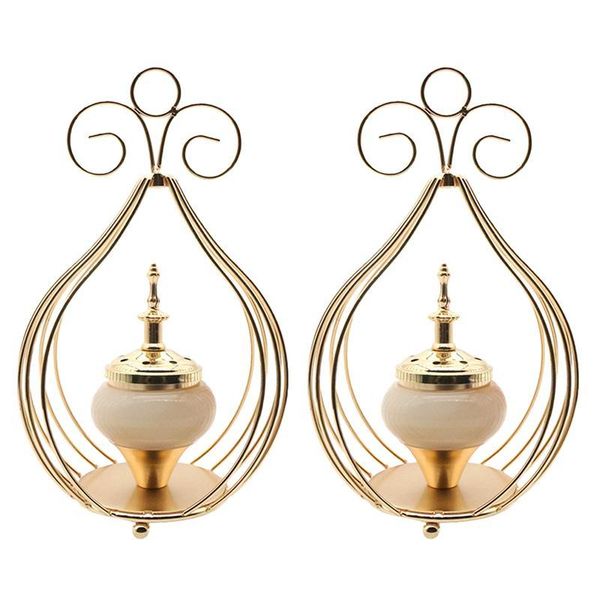 fragrance lamps 2pcs home metal incense burner iron art holder golden censer decoration
fragrance lamps 2pcs home metal incense burner iron art holder golden censer decoration