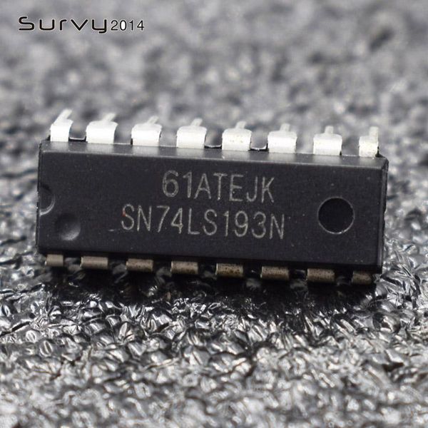 integrated circuits 10pcs/lot 74ls193 sn74ls193n dip-16 dual clock reversible counter
integrated circuits 10pcs/lot 74ls193 sn74ls193n dip-16 dual clock reversible counter