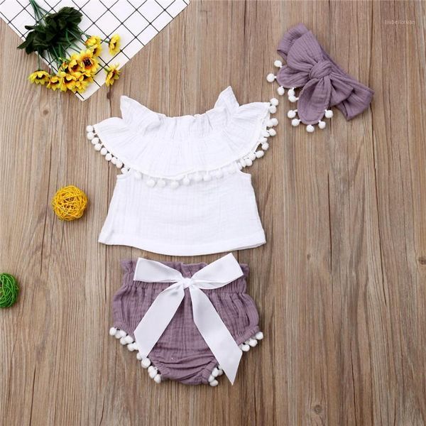 clothing sets 0-24 months born baby girl ruffles tassels t shrt bow shorts headband outfits clothes set 3pcs1, White
clothing sets 0-24 months born baby girl ruffles tassels t shrt bow shorts headband outfits clothes set 3pcs1, White