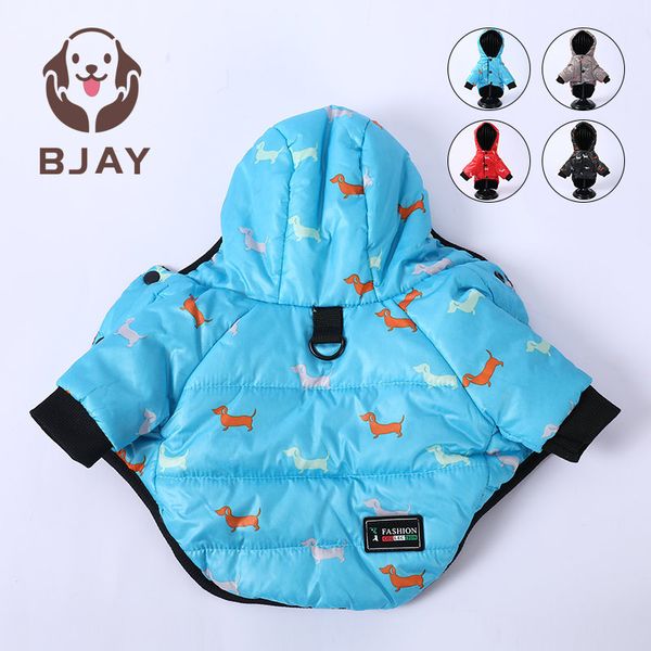 pet cloth thickened cotton padded in autumn and winter dog small, medium large two legged 
pet cloth thickened cotton padded in autumn and winter dog small, medium large two legged