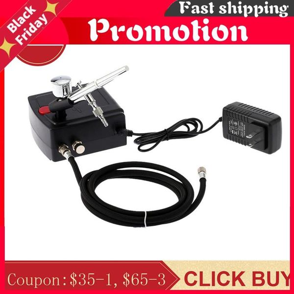 professional spray guns dual action airbrush gun air compressor kit art painting tattoo manicure craft cake model brush nail tool set
professional spray guns dual action airbrush gun air compressor kit art painting tattoo manicure craft cake model brush nail tool set