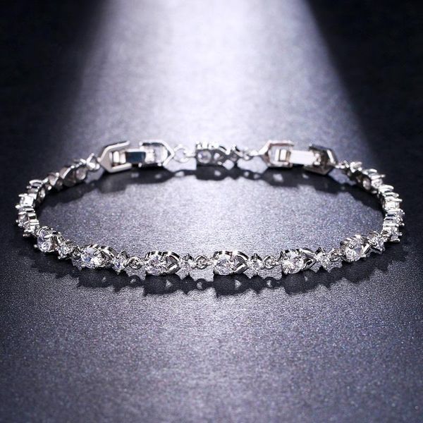 link, chain ekopdee arrival elegant zircon bracelet for women daily exquisite luxury cubic zirconia cute bracelets wedding jewelry girl, Black
link, chain ekopdee arrival elegant zircon bracelet for women daily exquisite luxury cubic zirconia cute bracelets wedding jewelry girl, Black